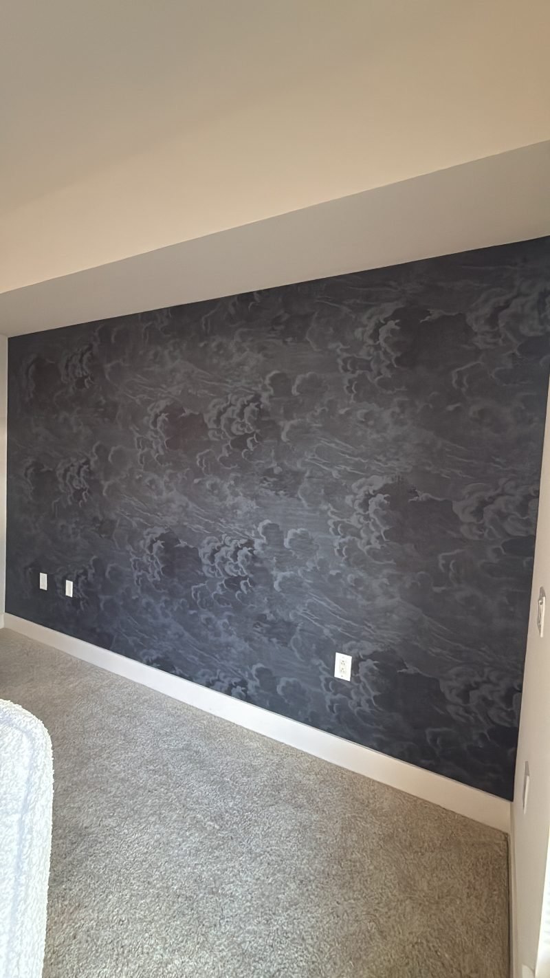 wallpaper installation project in Milwaukee