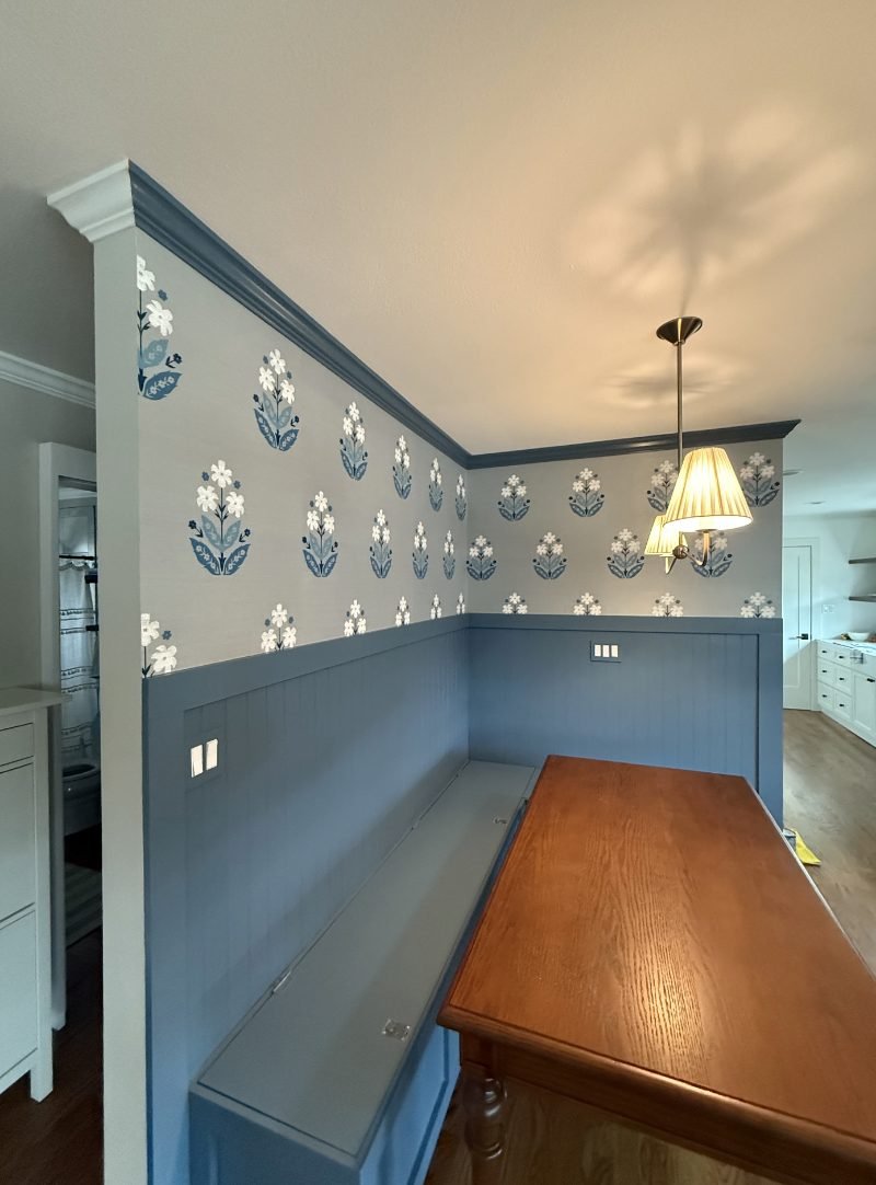 Grasscloth Installation in Milwaukee